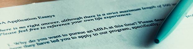 How to write an application essay for mba