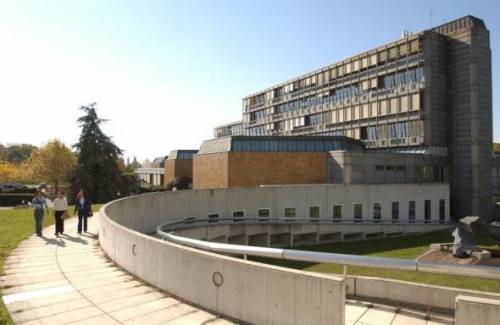 Main building of HEC Lausanne, the affiliated business school of the University of Lausanne