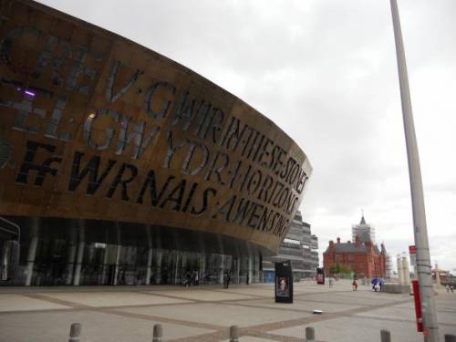 The graduation venue - Wales Millennium Centre, Cardiff, Wales, UK