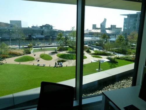 View out of the window - MediaCityUK campus