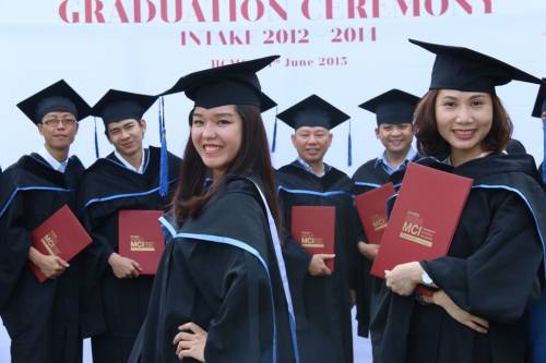 Graduation ceremony, intake 2012-2014
