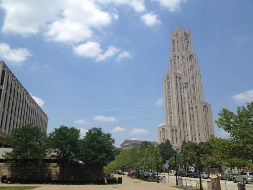 The Cathedral of Learning - the tallest building in the western hemisphere devoted to learning.